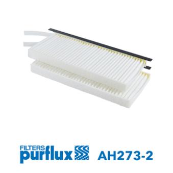 Filtre, air de l'habitacle PURFLUX [AH273-2]