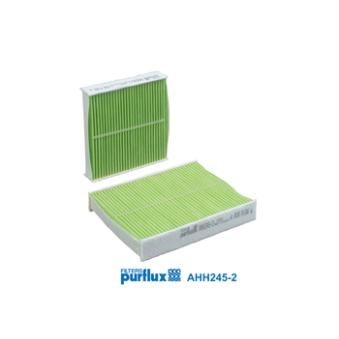 Filtre, air de l'habitacle PURFLUX AHH245-2 pour AUDI 75 PureTech 110 - 110cv