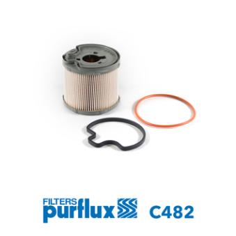 Filtre à carburant PURFLUX C482 pour CITROEN JUMPY 2.0 HDI 110 16V - 109cv