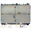Radiateur, refroidissement du moteur BEHR HELLA SERVICE [8MK 376 762-131]