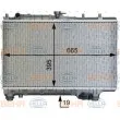Radiateur, refroidissement du moteur BEHR HELLA SERVICE [8MK 376 763-361]