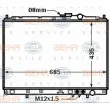 Radiateur, refroidissement du moteur BEHR HELLA SERVICE [8MK 376 769-221]