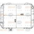 Radiateur, refroidissement du moteur BEHR HELLA SERVICE [8MK 376 770-431]