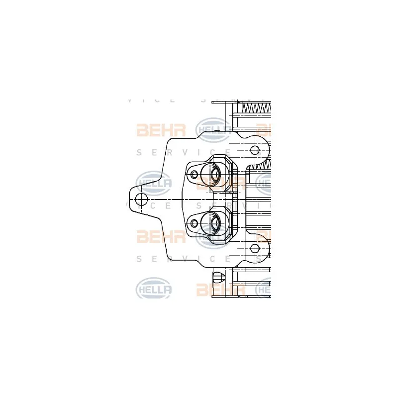 Radiateur d'huile de boîte automatique BEHR HELLA SERVICE 8MO 376 726-291 - Visuel 1
