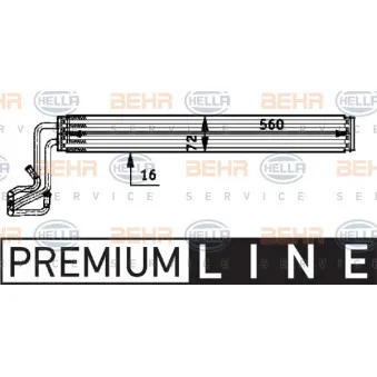 BEHR HELLA SERVICE 8MO 376 726-301 - Radiateur d'huile, direction