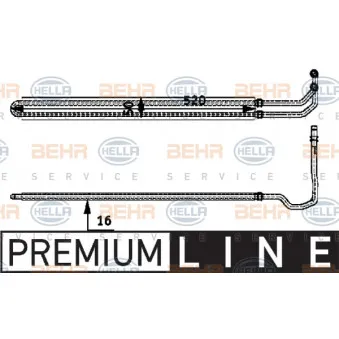 Radiateur d'huile, direction BEHR HELLA SERVICE [8MO 376 726-331]