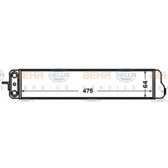 Radiateur d'huile BEHR HELLA SERVICE [8MO 376 778-061]