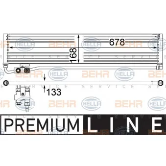 BEHR HELLA SERVICE 8MO 376 999-561 - Radiateur d'huile de boîte automatique