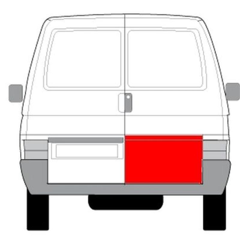 Porte arrière BLIC 6013-00-9558712P - Visuel 1