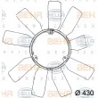 Roue du souffleur, refroidissementdu moteur BEHR HELLA SERVICE [8MV 376 741-181]