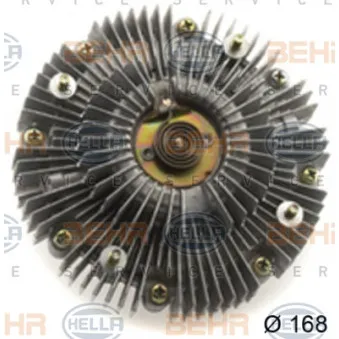 BEHR HELLA SERVICE 8MV 376 758-681 - Embrayage, ventilateur de radiateur