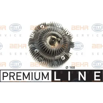 BEHR HELLA SERVICE 8MV 376 758-701 - Embrayage, ventilateur de radiateur