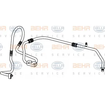 Conduite à haute/basse pression, climatisation BEHR HELLA SERVICE [9GS 351 337-071]