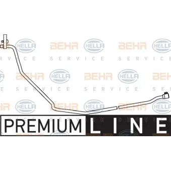 Conduite à haute pression, climatisation BEHR HELLA SERVICE [9GS 351 337-081]