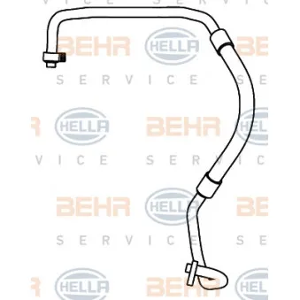 BEHR HELLA SERVICE 9GS 351 337-451 - Conduite à basse pression, climatisation