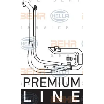 BEHR HELLA SERVICE 9GS 351 337-611 - Conduite à haute/basse pression, climatisation