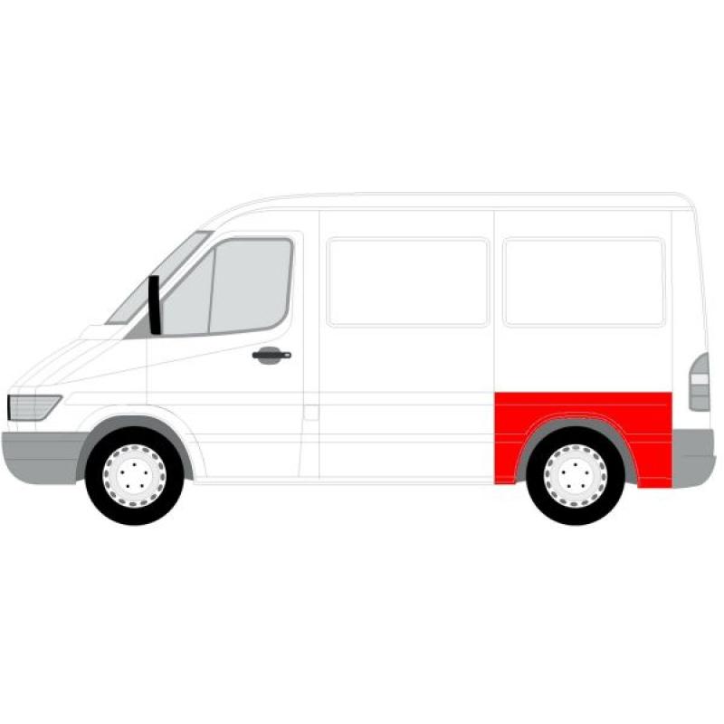 Aile arrière gauche BLIC 6504-01-3546531K - Visuel 1