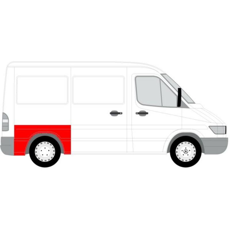 Aile arrière droit BLIC 6504-01-3546532K - Visuel 1