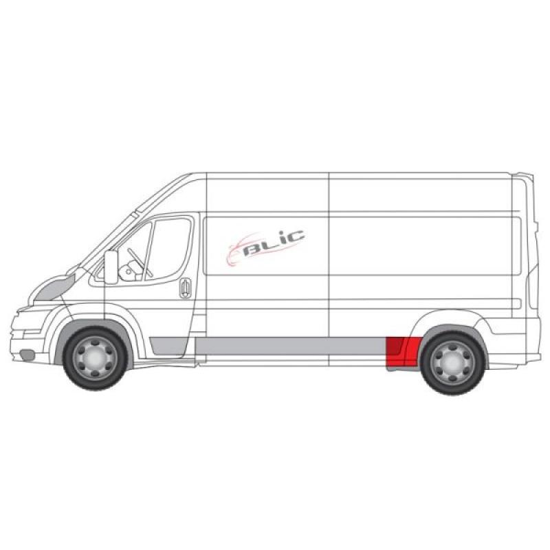 Doublure d'aile arrière gauche BLIC 6504-03-2097585P - Visuel 1