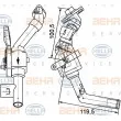 Vanne de regulation chauffage BEHR HELLA SERVICE [9XL 351 328-101]