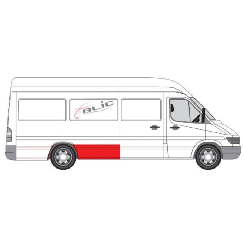 Doublure d'aile arrière droit BLIC 6504-03-3546566K - Visuel 1