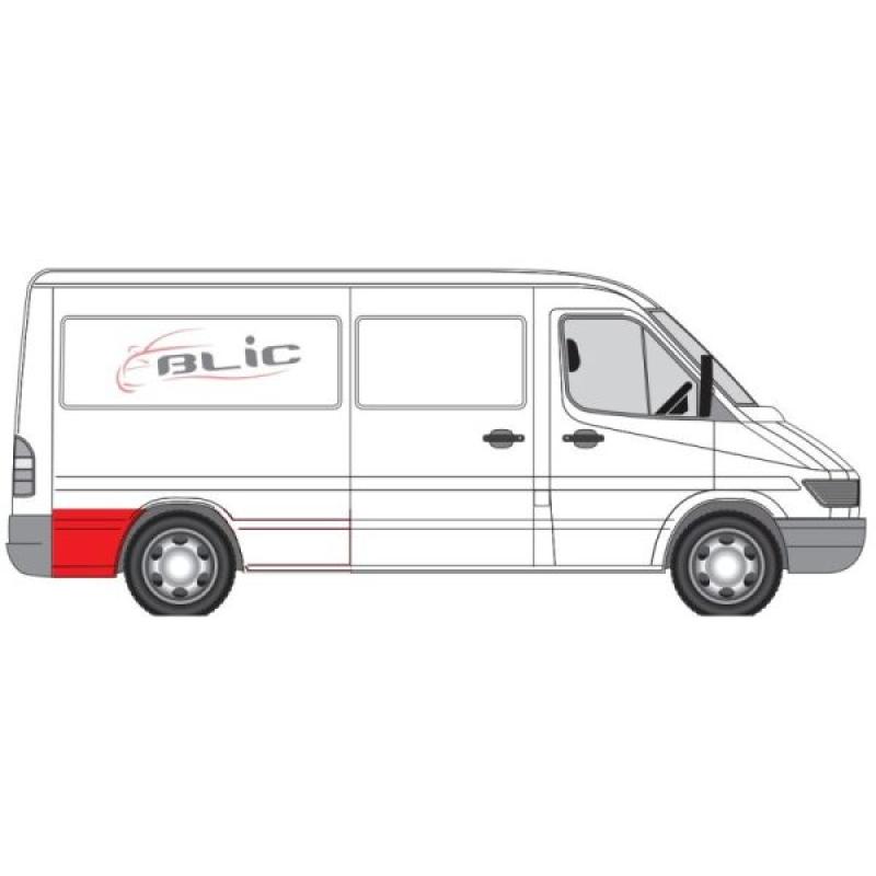 Doublure d'aile arrière droit BLIC 6504-03-3546604K - Visuel 1