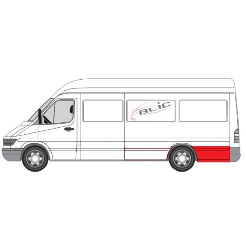 Doublure d'aile arrière gauche BLIC 6504-03-3546605K - Visuel 1