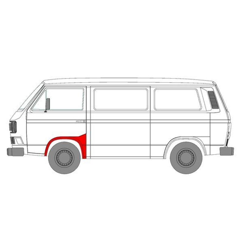 Doublure d'aile avant gauche BLIC 6504-03-9557331P - Visuel 1