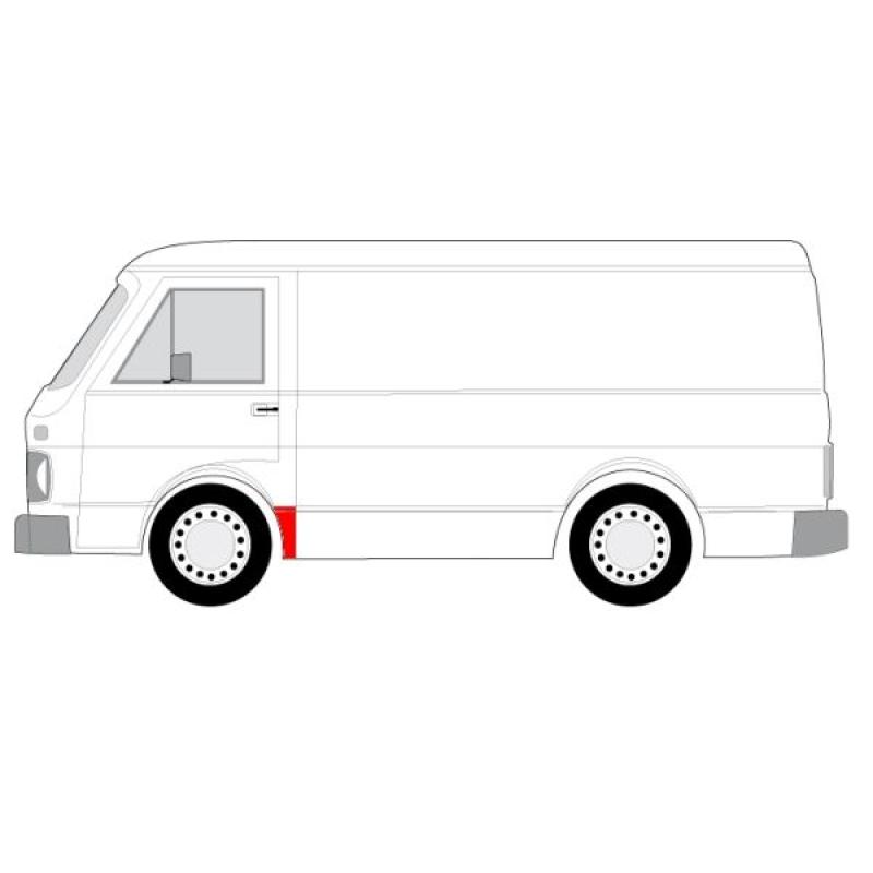 Doublure d'aile avant gauche BLIC 6504-03-9560321P - Visuel 1