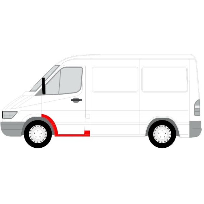 Plaque de seuil avant gauche BLIC 6505-06-3546051P - Visuel 1