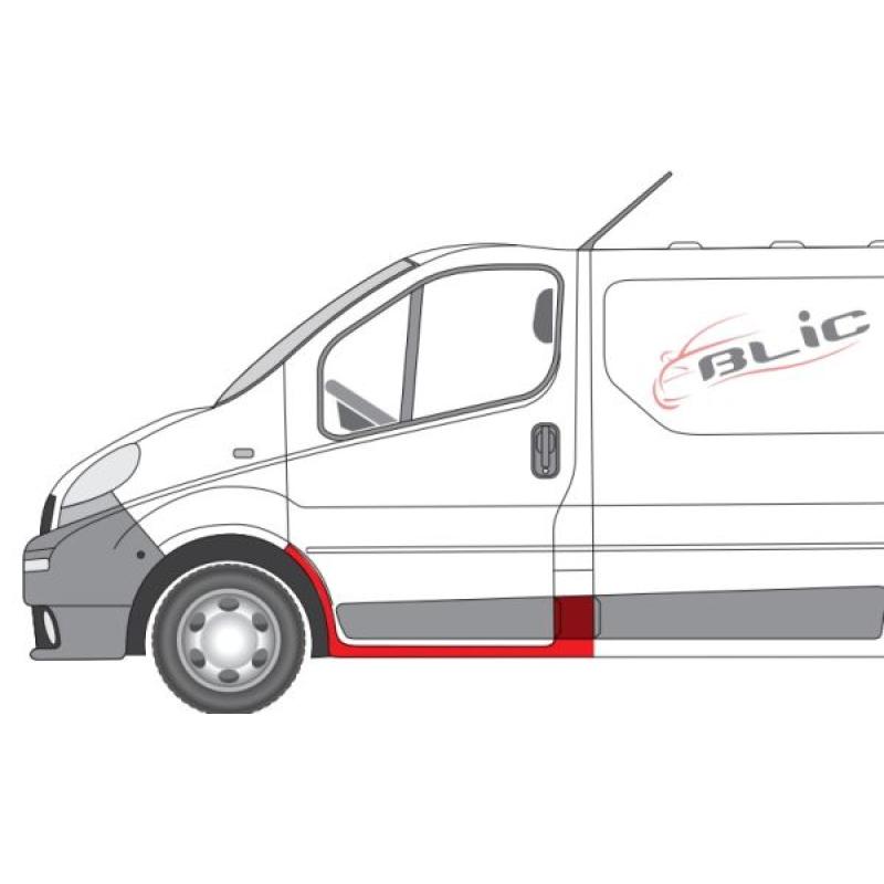 Plaque de seuil avant gauche BLIC 6505-06-6061053P - Visuel 1