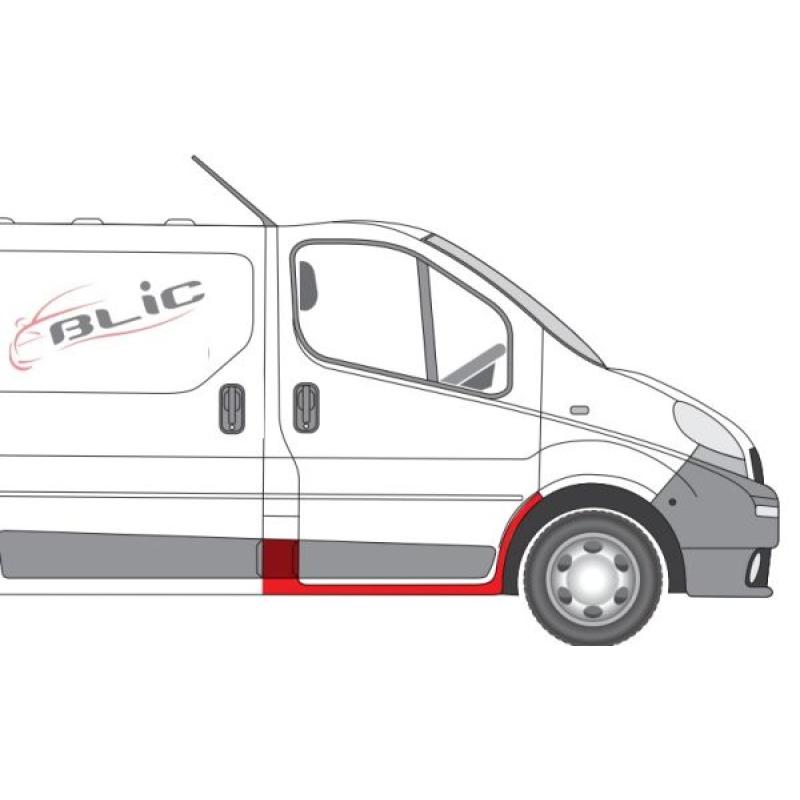 Plaque de seuil avant droit BLIC 6505-06-6061054P - Visuel 1