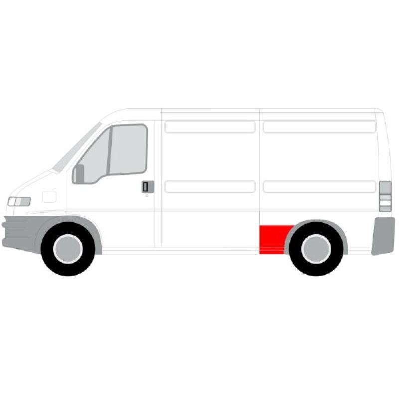 Doublure d'aile arrière gauche BLIC 6508-01-2092605P - Visuel 1