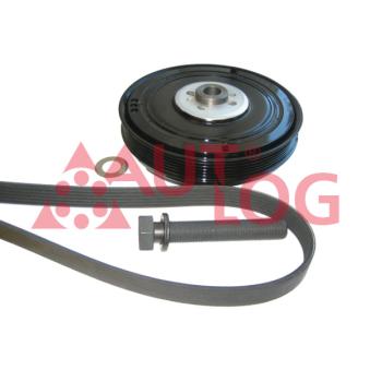 Jeu de courroies trapézoïdales à nervures AUTLOG [KK4001]