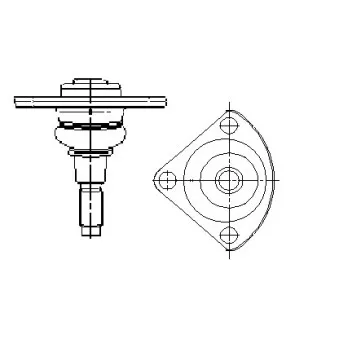 Rotule de suspension LEMFORDER 11633 05