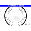 ATE 03.0137-0232.2 - Jeu de mâchoires de frein