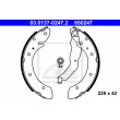 ATE 03.0137-0247.2 - Jeu de mâchoires de frein