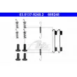 ATE 03.0137-9248.2 - Kit d'accessoires, mâchoires de frein de stationnement