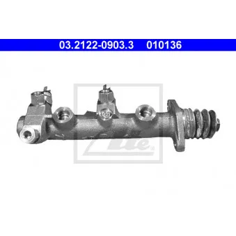 Maître-cylindre de frein ATE 03.2122-0903.3 pour VOLKSWAGEN TRANSPORTER - COMBI 1,5 - 42cv