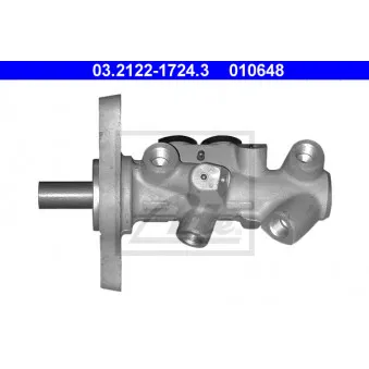 Maître-cylindre de frein ATE 03.2122-1724.3