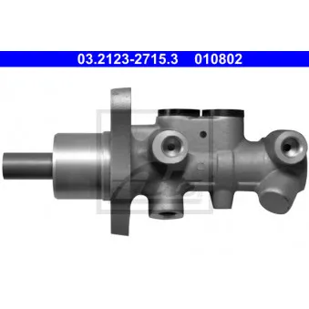 Maître-cylindre de frein ATE 03.2123-2715.3 pour VOLKSWAGEN GOLF 1.9 TDI - 130cv