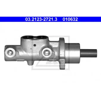 Maître-cylindre de frein ATE 03.2123-2721.3 pour CITROEN XSARA 1.9 D - 69cv