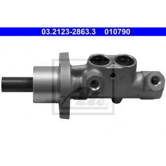 Maître-cylindre de frein ATE 03.2123-2863.3 pour RENAULT CLIO 1.5 dCi - 86cv