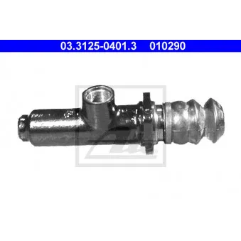 Maître-cylindre de frein ATE 03.3125-0401.3 pour MULTICAR UX100 UX100H, UX100M - 116cv