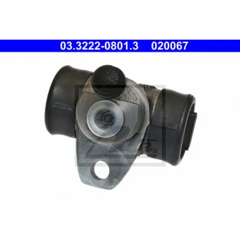Cylindre de roue ATE 03.3222-0801.3 pour VOLKSWAGEN TRANSPORTER - COMBI 1,5 - 42cv