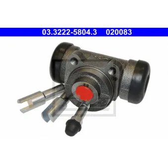Cylindre de roue ATE 03.3222-5804.3 pour MERCEDES-BENZ T2/L L 608 D 85cv