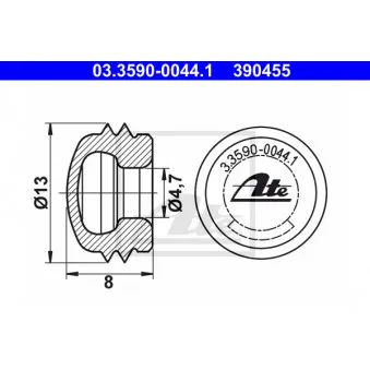 Capuchon de fermeture/de protection ATE OEM A0004316087