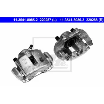 Étrier de frein ATE 11.3541-8085.2 pour OPEL VECTRA 2.5 V6 - 170cv