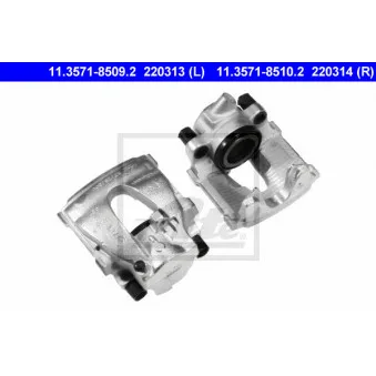 Étrier de frein ATE 11.3571-8509.2 pour MERCEDES-BENZ CLASSE E E 320 4-matic - 224cv