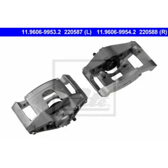 Étrier de frein ATE 11.9606-9953.2 pour AUDI A4 3.0 quattro - 218cv